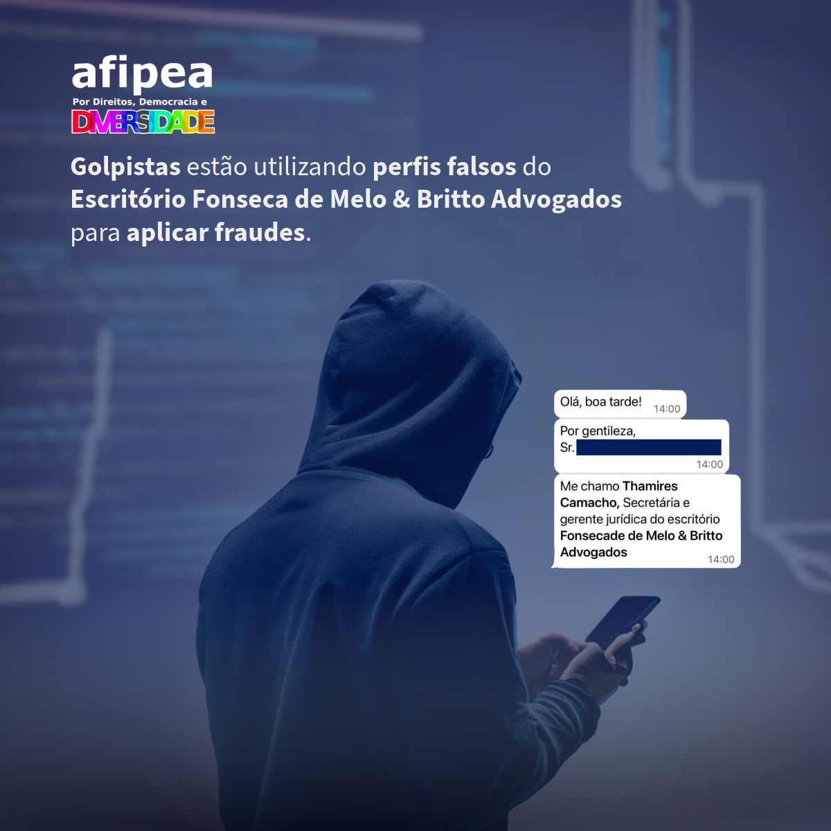 🚨 Golpistas estão aplicando fraudes! 🚨