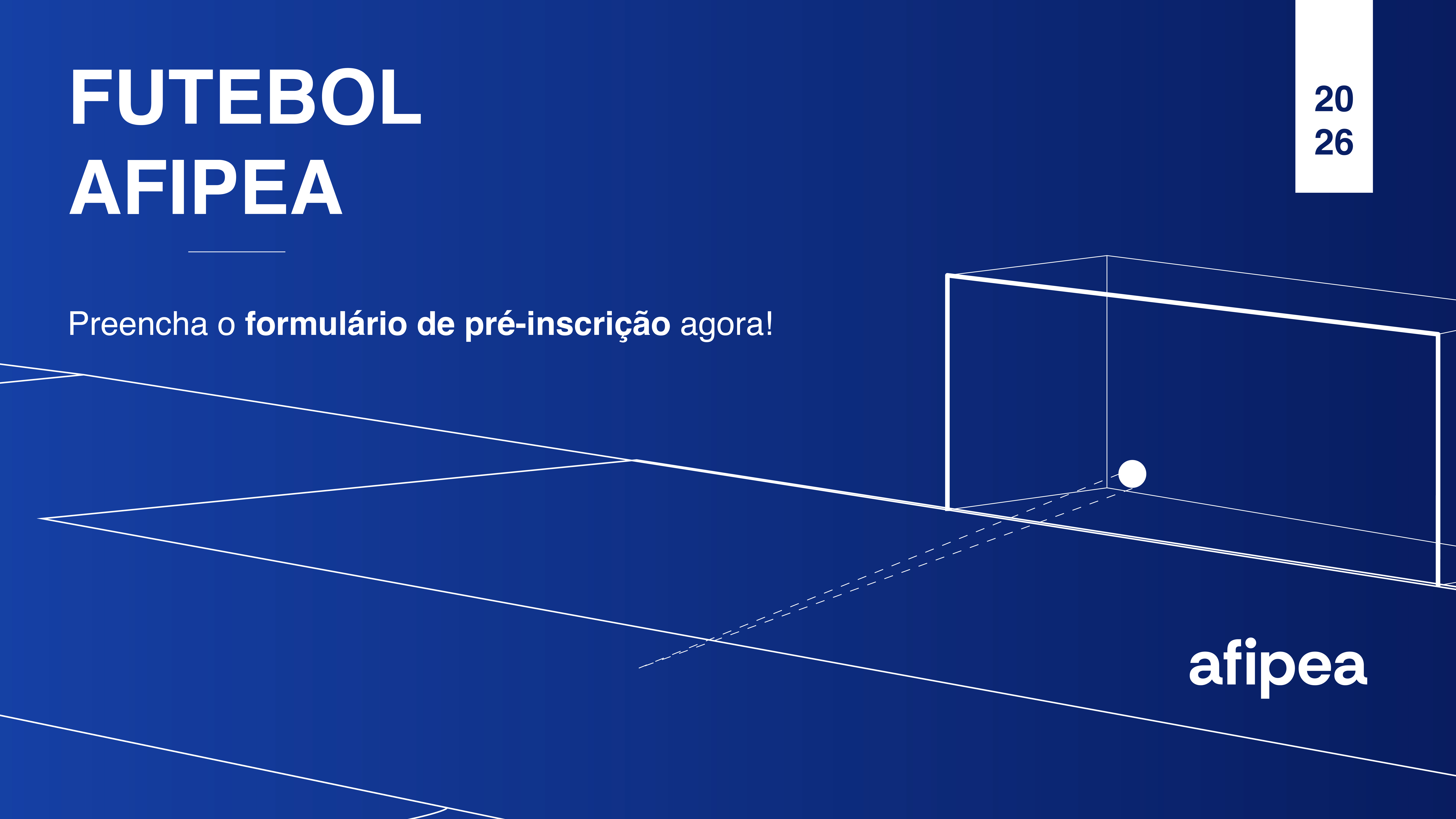 Afipea planeja retomar os tradicionais campeonatos de futebol e quer contar com você! ⚽️✨