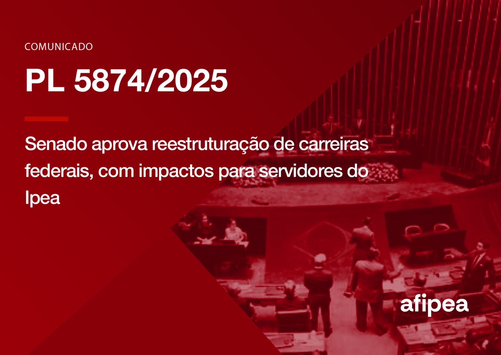 Senado aprova reestruturação de carreiras federais, com impactos para os servidores do Ipea