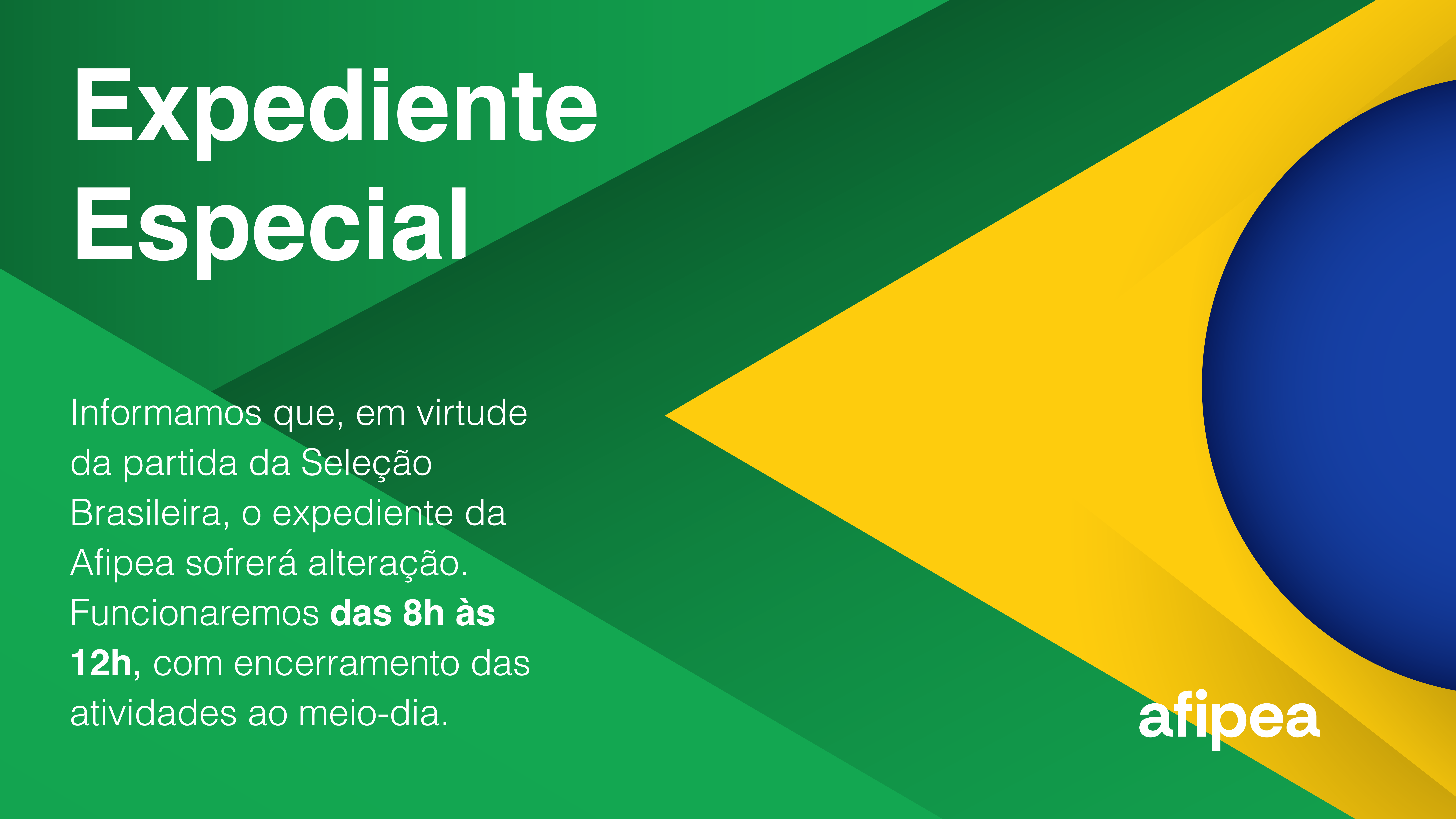 Comunicado: Horário de Expediente