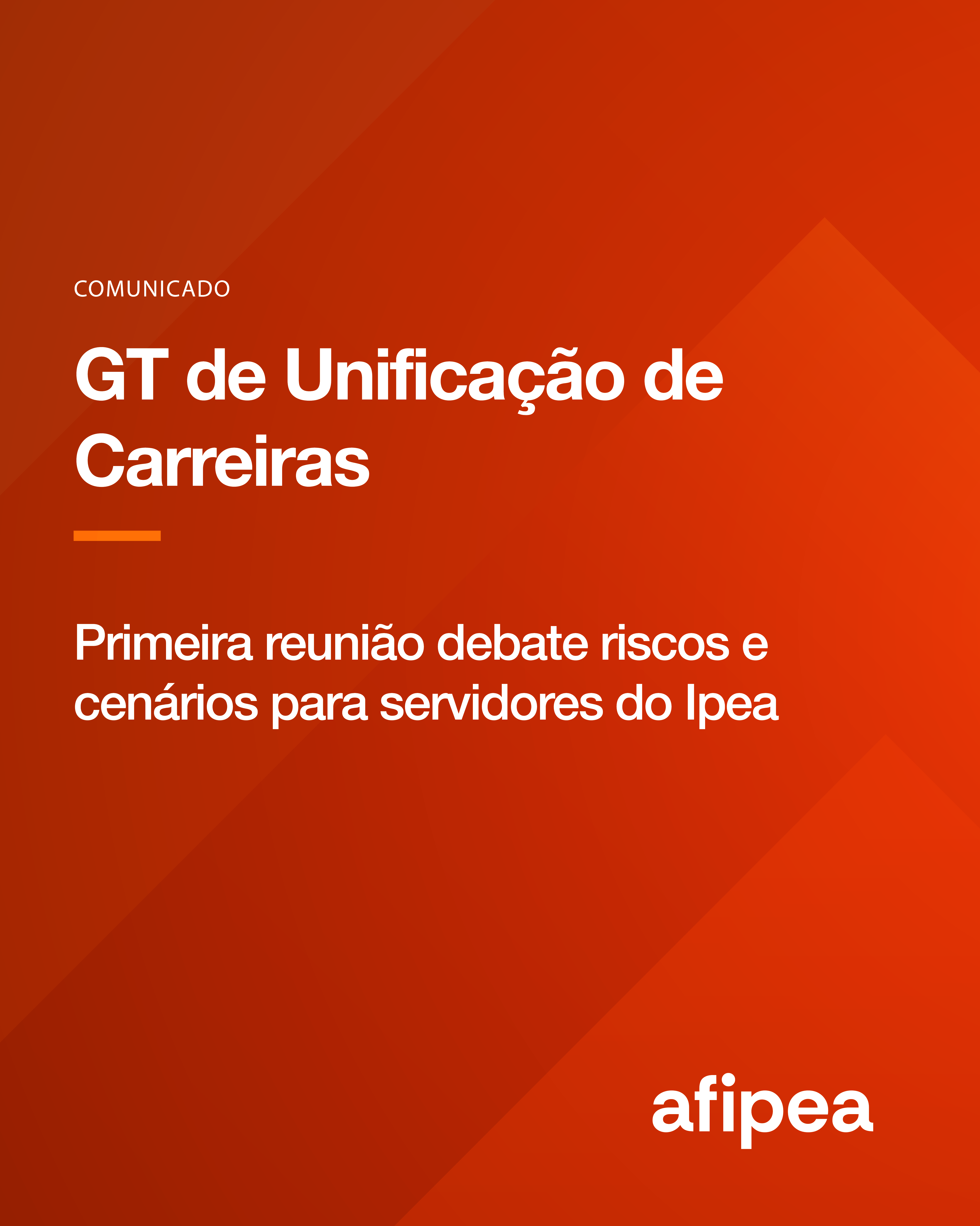 Primeira reunião do GT de Unificação de Carreiras debate riscos e cenários para servidores do Ipea